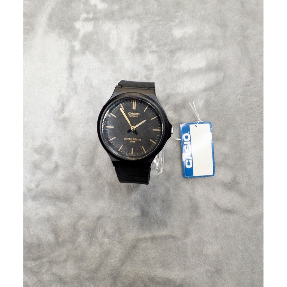 Casio MW240-1E2V Mens 41mm Watch Black And Gold